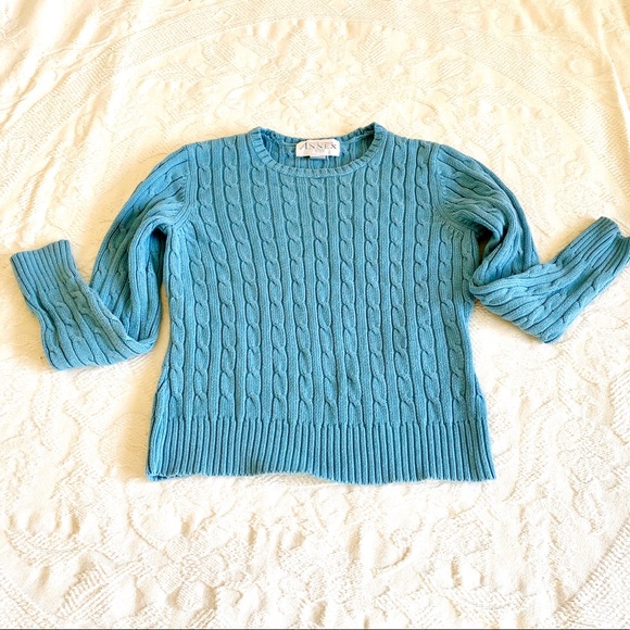 Like-New Vintage 80s/90s Comfy Blue Sweater - Picture 3 of 6